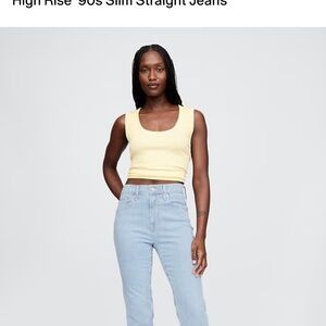 GAP Women's High Rise Light Blue Jeans